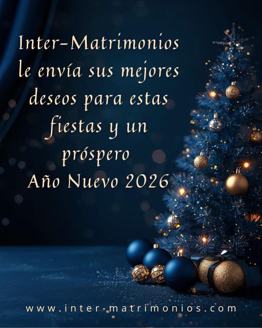 Inter-Mariage le env&iacute;a sus mejores deseos para estas fiestas y un pr&oacute;spero A&ntilde;o Nuevo 2026