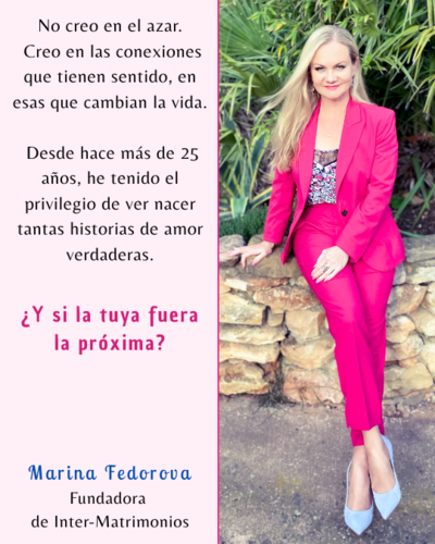 Fedorova Marina - Directora de la agencia matrimonial Inter-Matrimonios